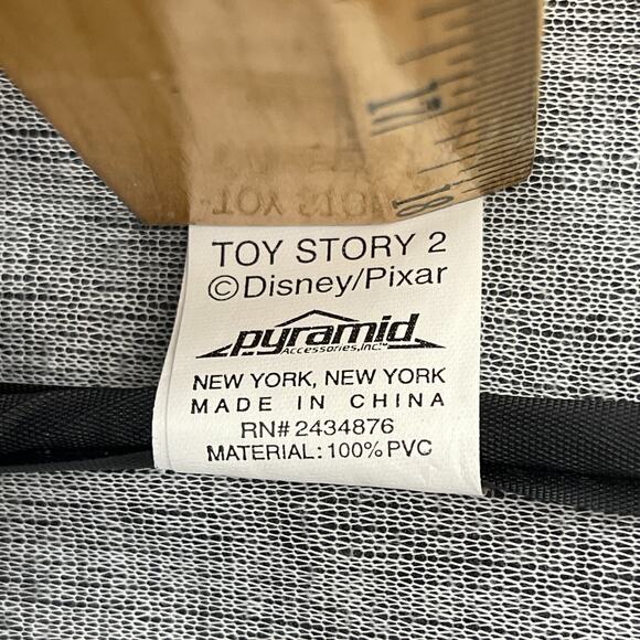 Disney Toy Story 2 Woody Bullseye Kids School Back Pack 100% PVC Book Bag New - Picture 9 of 14